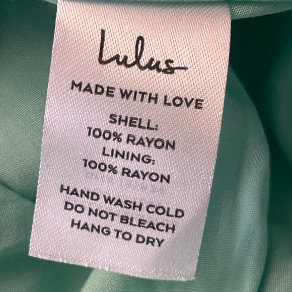 Lulu's Yellow and Green Ruched Tiered Sundress - Picture 9 of 12